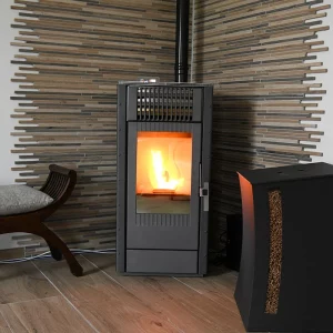 poele-granules-moderne-salon